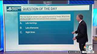 Weather Quiz: Low level jet stream | NBC DFW