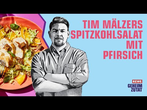 Tim Mälzers Spitzkohlsalat mit Pfirsich | REWE Deine Küche