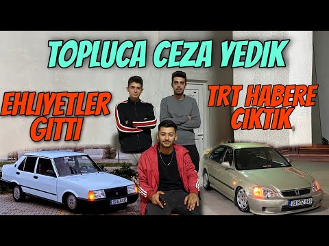 TOPLUCA CEZA YEDİK TRT HABER E ÇIKTIK EHLİYETLER GİTTİ VLOG #BerkÇakmak #Enver #İzmir  #Ceza