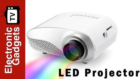 1080p Support Mini Multimedia LED Projector with 1000:1 Contrast Ratio