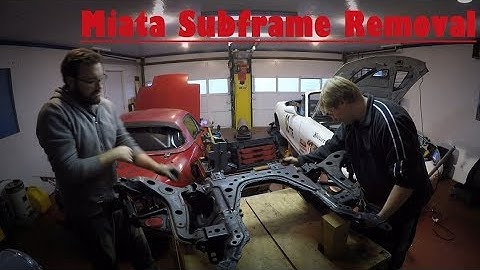 How to remove your Miata front subframe.