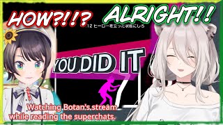 Subaru Amazed By Botan's Gamer Skill For The Same Puzzle【Oozora Subaru / Shishiro Botan】