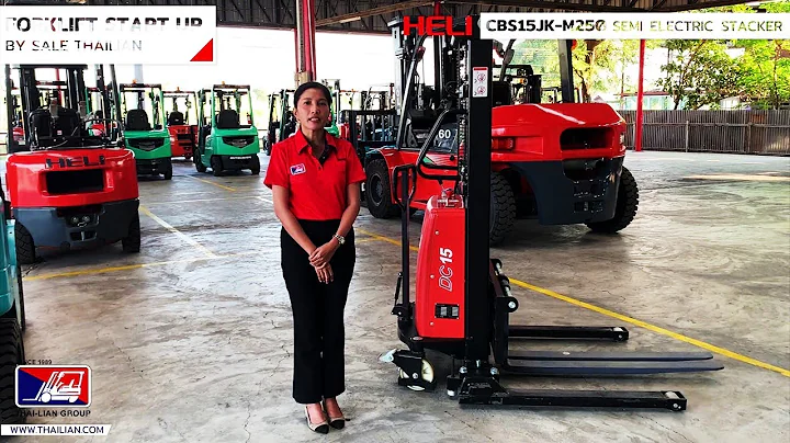 HELI CBS15JK-M250 SEMI ELECTRIC STACKER