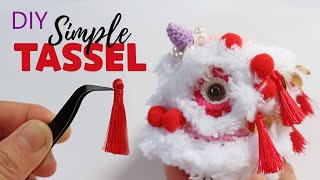 DIY | How to make a simple tassel