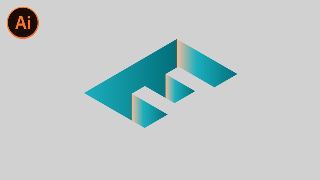3D Text Deep Illusion in Adobe Illustrator Tutorial, Deep Hole Design ...