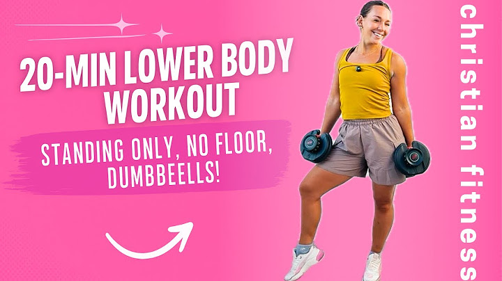 20 Min Lower Body Workout | Standing Only, No Floor, Dumbbells!