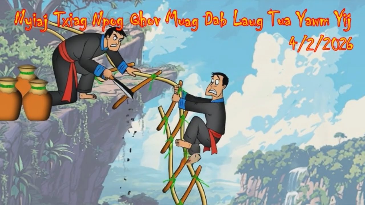 Nyiaj Ntxiag Npog Qhov Muag Dab Laug Tua Yawm Yij 4/2/2026