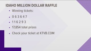 Idaho s 1 000 000 Raffle winning numbers released