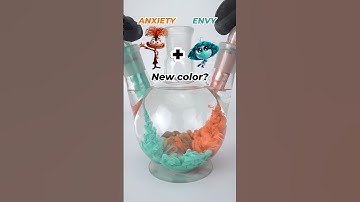 Mix colors to create new colors. #satisfying #colormixing #disney #colors #insideout2 #cartoon
