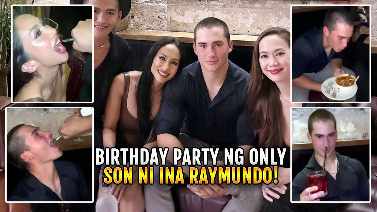 Ina Raymundo NAKIPAG INUMAN sa 18th BIRTHDAY Party ng GWAPO nyang Anak ...