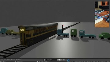 A railway gate model using STPA, Matlab, Blender, Arduino