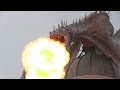 Fire breathing dragon atop gringotts stuns crowd inside diagon alley at universal