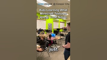When Your Kids Are FINALLY Learning What a Minecraft Texture is At Code Ninjas #shorts #code #tech