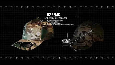 Flexfit 6277mc and 6245mc Multicam Cap - Buy at ApparelnBags.com