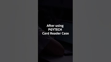 PGYTECH Card Reader Case, high transferring speed let data fly.