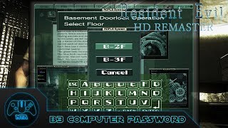 Resident Evil Hd Remaster - Laboratory B3 Computer Password - Puzzle Solution