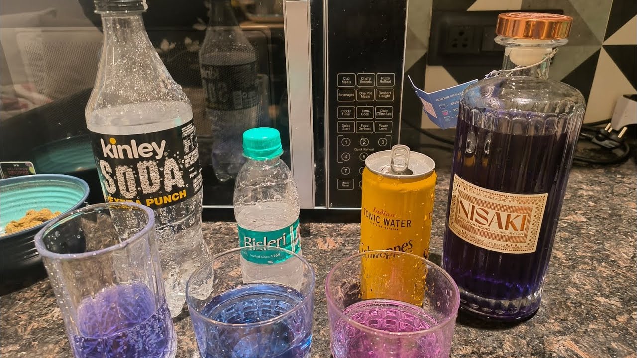 Nisaki gin color changing experiment🤩