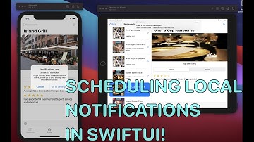 Scheduling Local Notifications in SwiftUI - RestApp Part 10