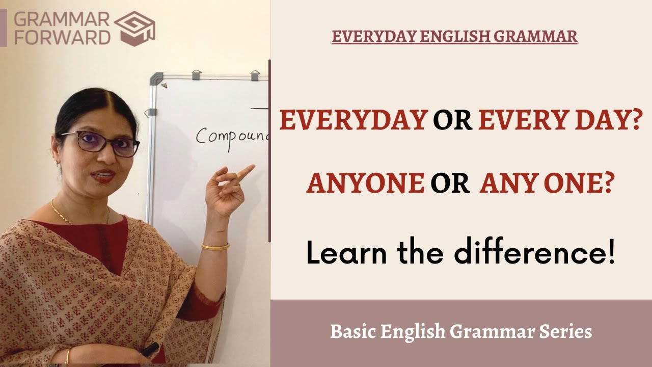 Anyone Vs. Any One _ Anyone vs any one, none vs no one [infographic ...