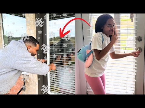 Girl LOCKS DAD Outside In The COLD, She Instantly Regrets It