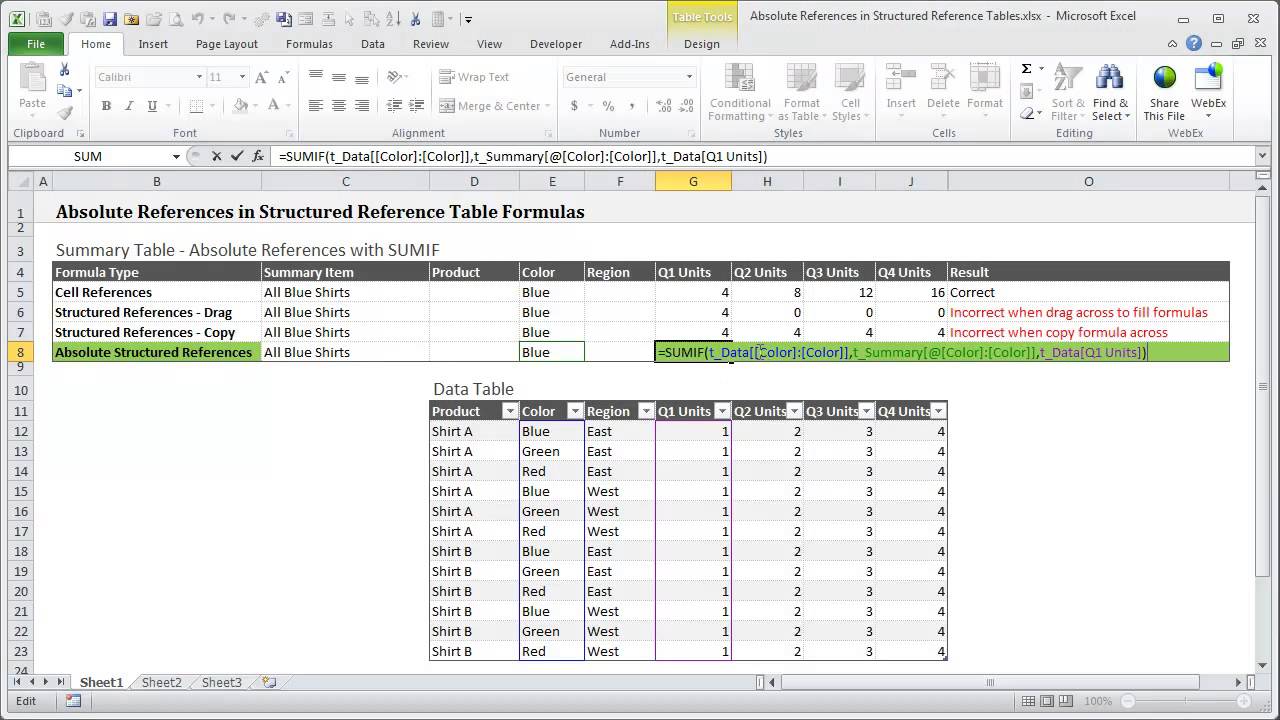 Reference Chart In Excel