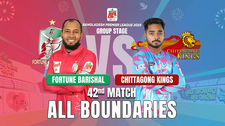 All Boundaries || Fortune Barishal vs Chittagong Kings || 42nd Match || BPL 2025