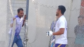 Shakib Al Hasan On The Fair.Big Six Pull Short With His coach Mohammad Salauddin.