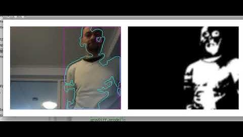 Primitive blob detection with opencv
