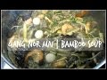 How to make gang nor mai  bamboo soup  house of x tia  laofood laos bamboosoup