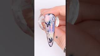 Crystal Butterfly Nail 🦋✨ | Nail Art Tutorial
