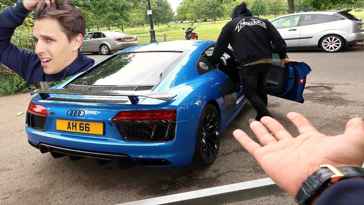 HE TOOK MY R8 AND BROKE IT!! - YouTube
