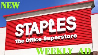 *NEW* STAPLES  BACH TO SCHOOL AD FROM 07\/24 TO 07\/30 | STAPLES Shop \& Browse With Me | Top deals