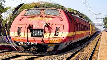 Magical Train action at different beautiful location