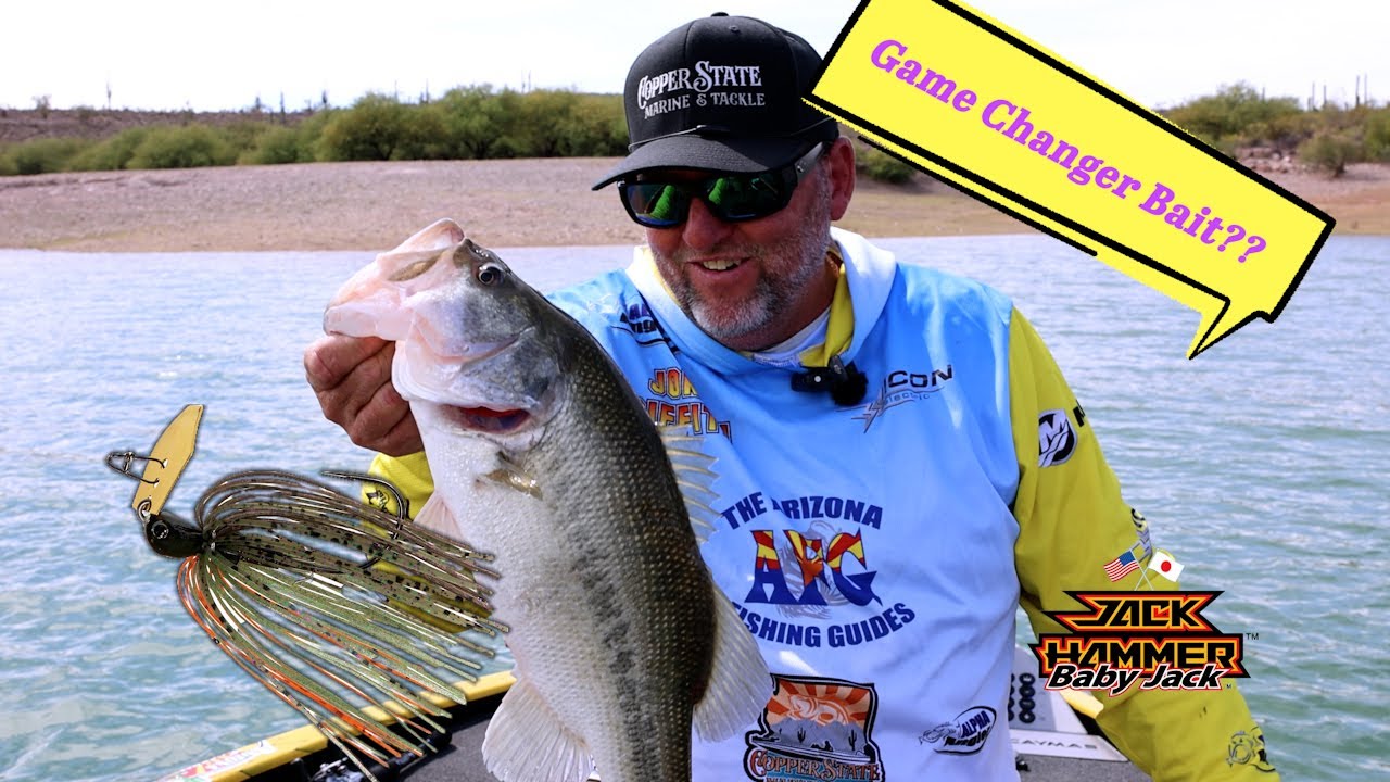Baby Jack JackHammer is a Bass Magnet! 🔥 Lake Pleasant Spawn Action
