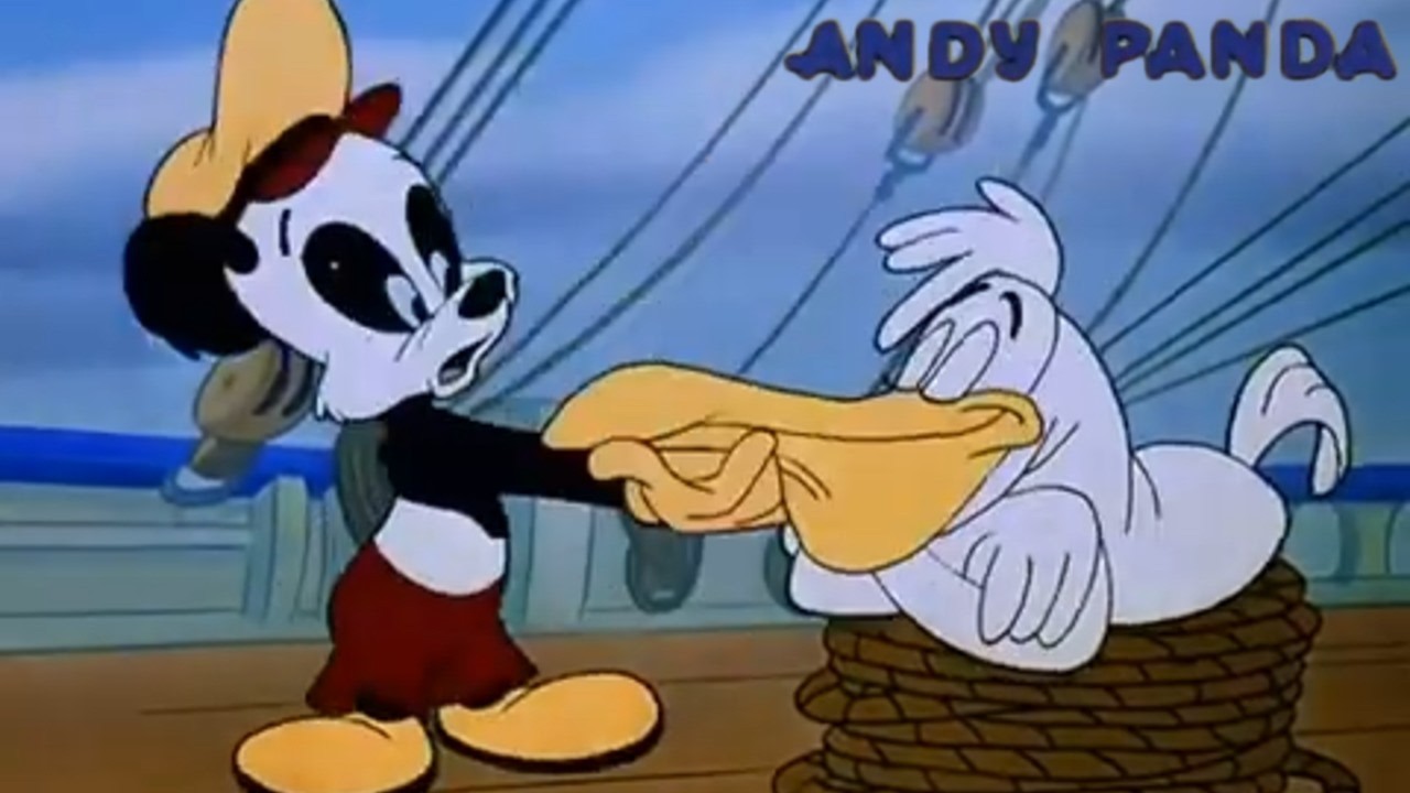 Playful Pelican 1948 Andy Panda Walter Lantz Cartoon Short Film | #AndyPanda Animation Film Review