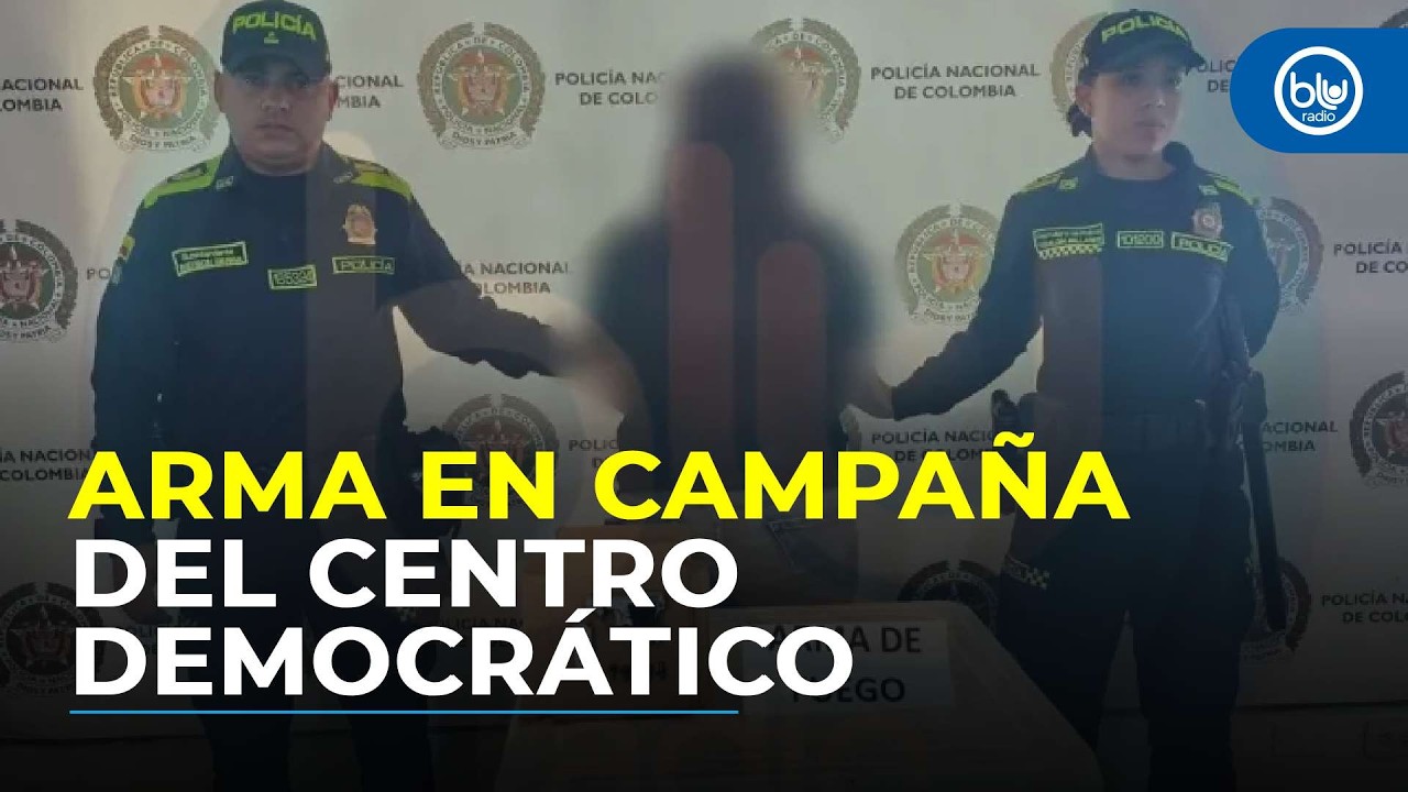 Esto se sabe de la mujer armada capturada en acto de Paloma Valencia