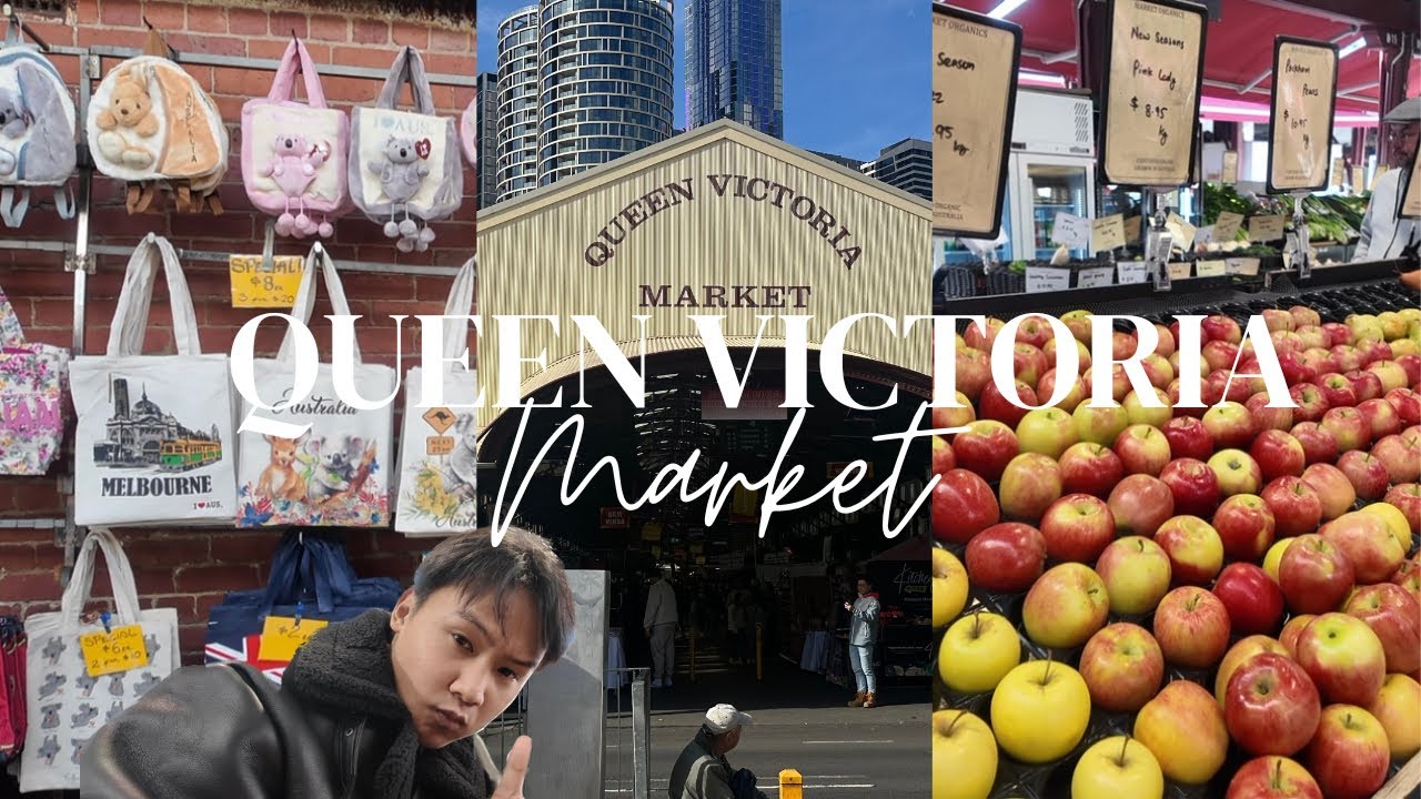 Exploring the Iconic Queen Victoria Market - Melbourne Australia | Souvenir & Food | 🇦🇺🦘