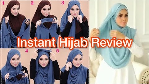 Instant Double Loop Hijab Tutorial And Review, My Online Shopping Experience, Easy Hijab Styles