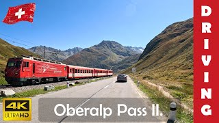 Driving in Switzerland 21: Oberalp Pass II. (Andermatt - Sedrun) 4K 60fps