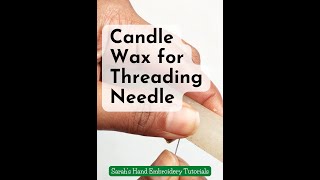 candle wax needle