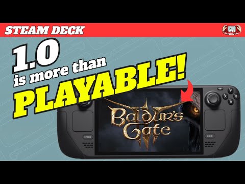 Baldur's Gate 3 Official 1.0 Launch on Steam Deck  is more than Playable!