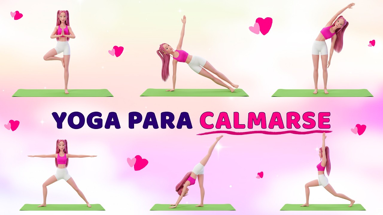 Yoga para Calmar-se 💖 | Aula de Yoga Relaxante para Crianças e Iniciantes | PequeYoga