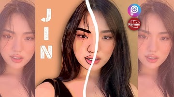 Vector Art Edit in PicsArt & Remini | Cartoon Effect in PicsArt | jincreates39
