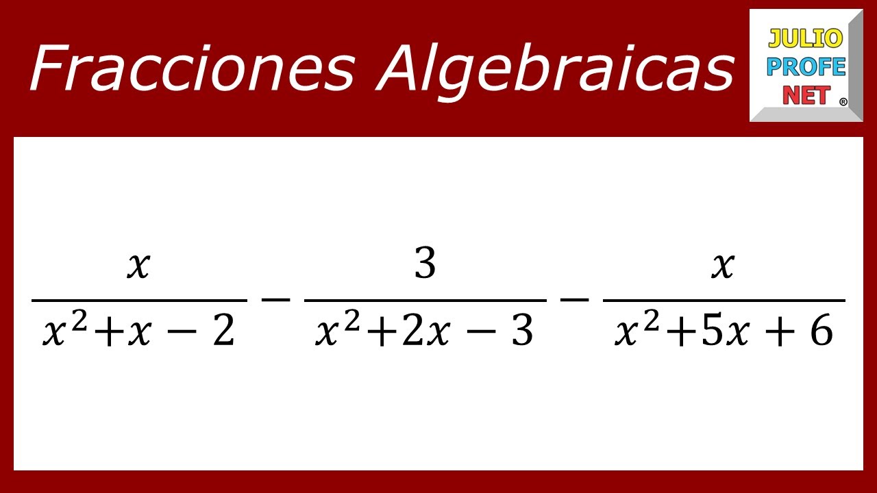 Resta de fraciones