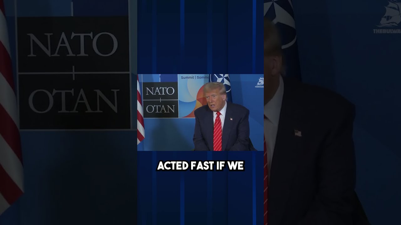 Diminished Depressed Trump Struggles To Speak At NATO Shorts