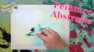 Projections et Couteau - Peinture Abstraite