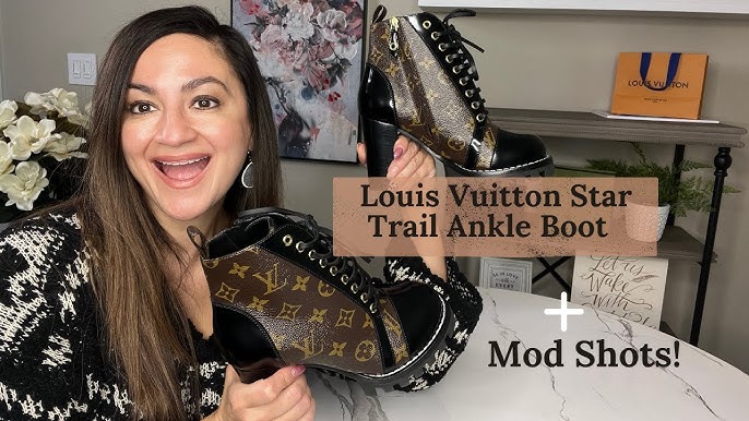 Louis Vuitton Monogram Canvas Star Trail Ankle Boots - Size 8 / 38