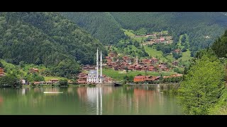 Красивейшая "Турецкая Швейцария" - озеро Узунгёль.The beautiful Turkish Switzerland - Lake Uzungel