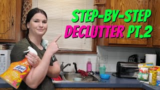 STEPS to DECLUTTER and ORGANIZE your HOME 2024 ( starting with the KITCHEN! )