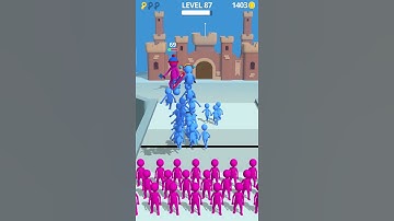 Join Clash 3D Lv 87- Gameplay Walkthrough iOS, Android #Shorts